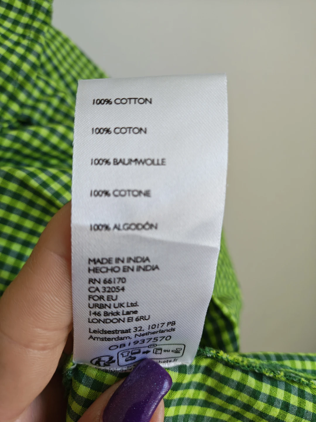 Urban Outfitters Green Gingham Dress - photo 4