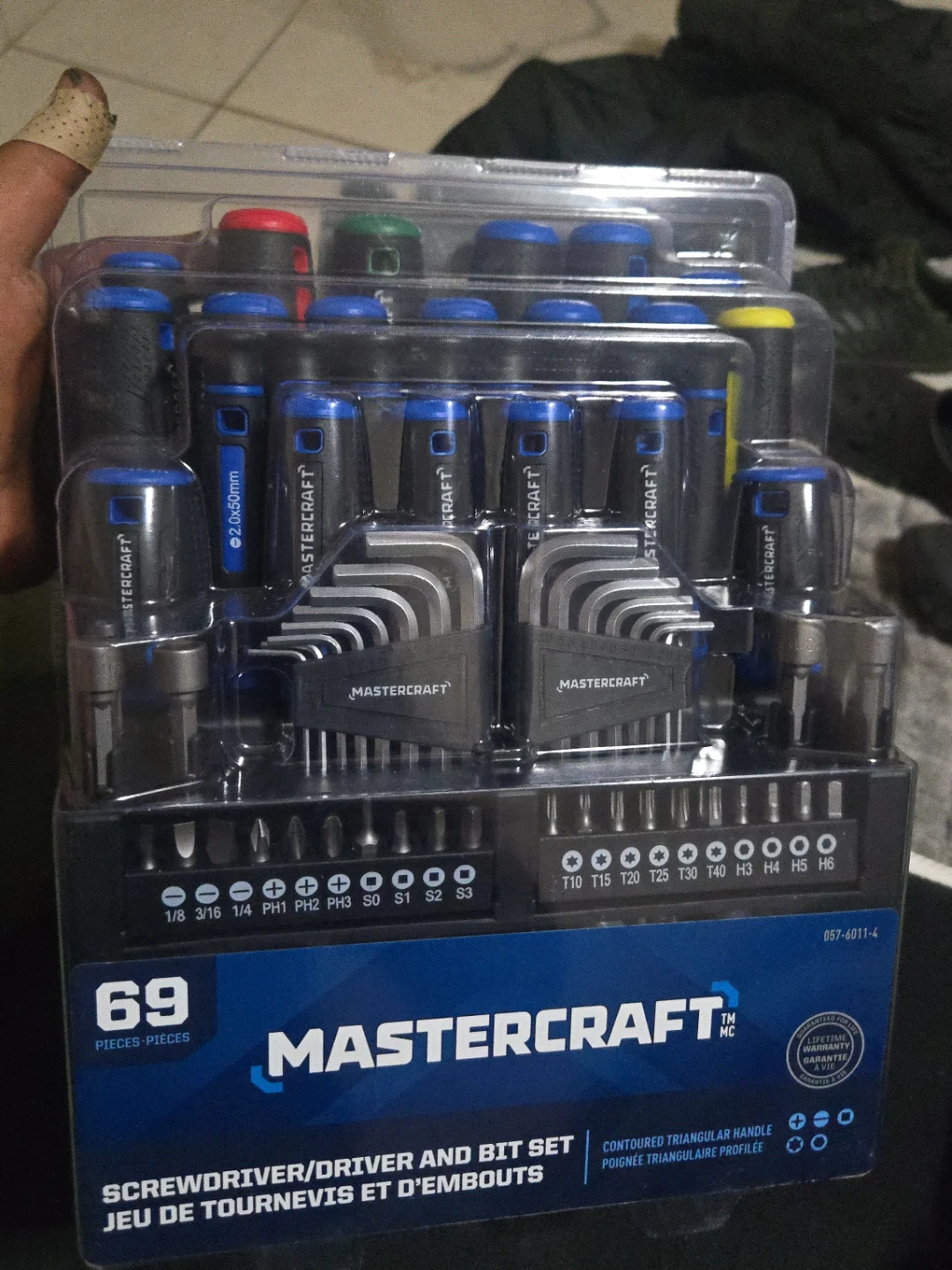 Mastercraft 69-Piece Screwdriver and Bit Set