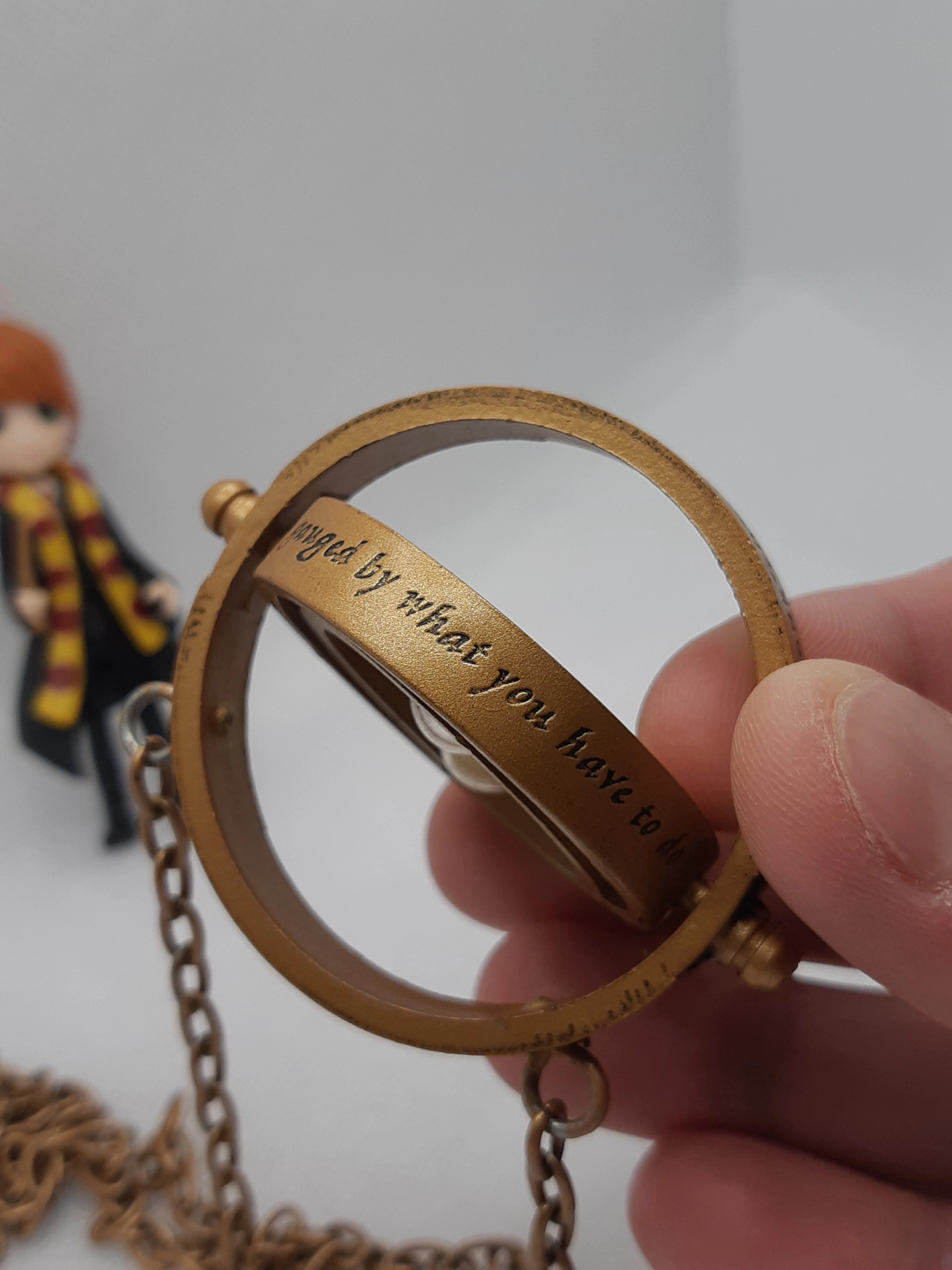 Harry Potter Time Turner necklace and Magical Mini figurine - photo 5