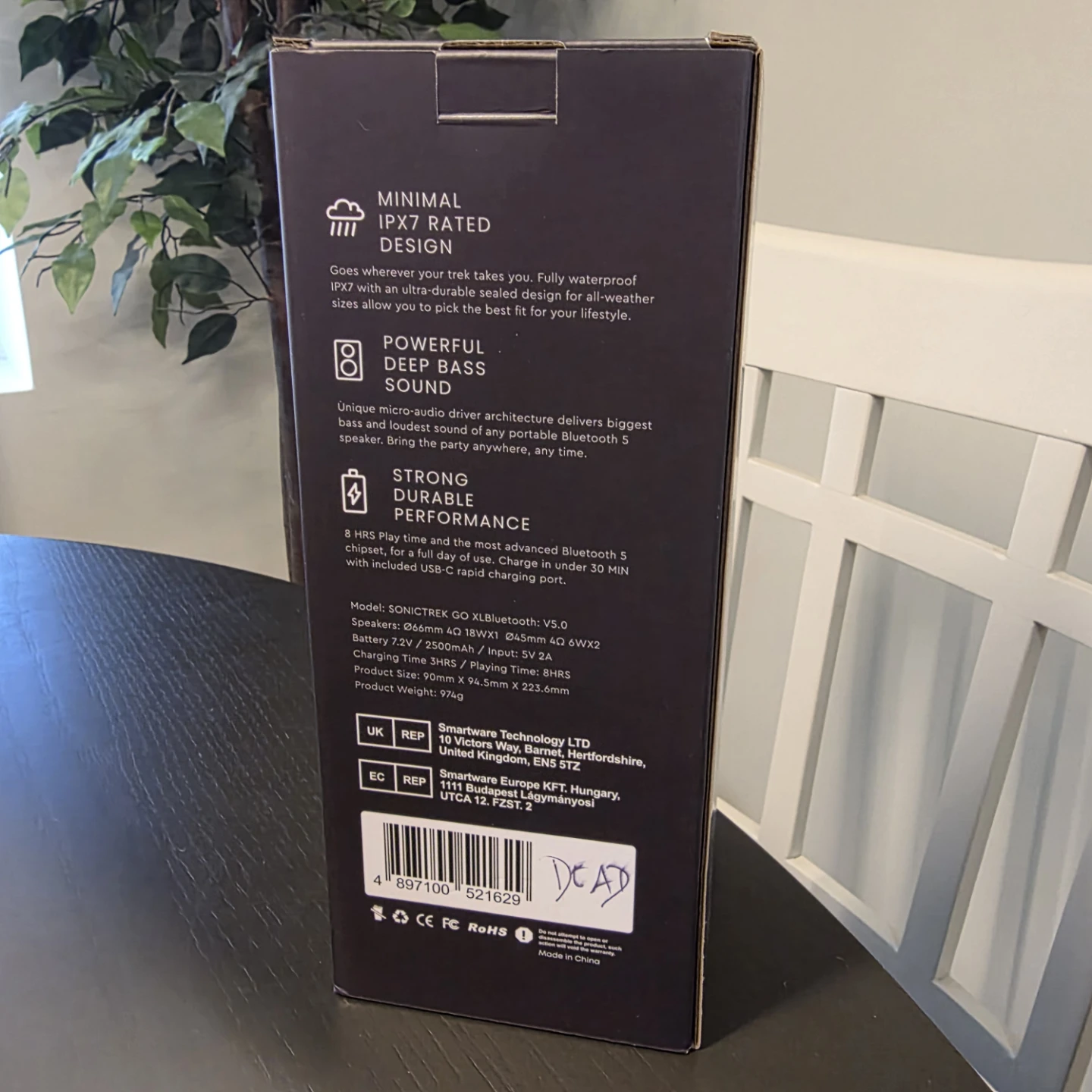 SonicTrek Go XL Outdoor Bluetooth Speaker - photo 4