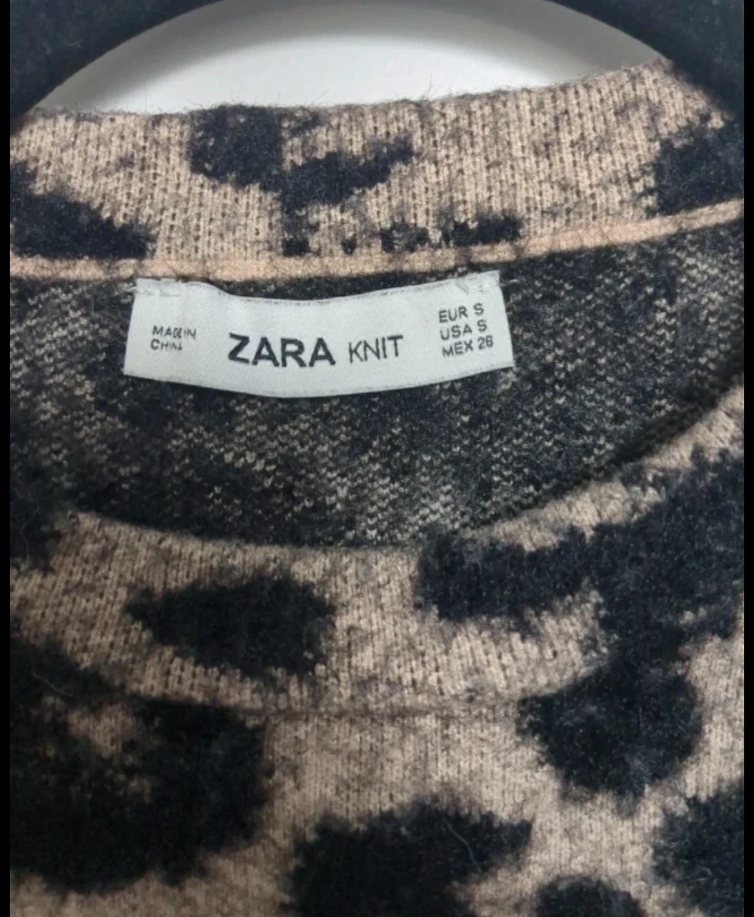 Zara Knit Leopard Print Sweater - photo 2