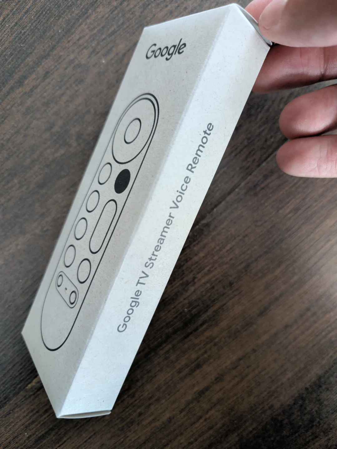 Google TV Streamer Voice Remote - Porcelain - photo 2