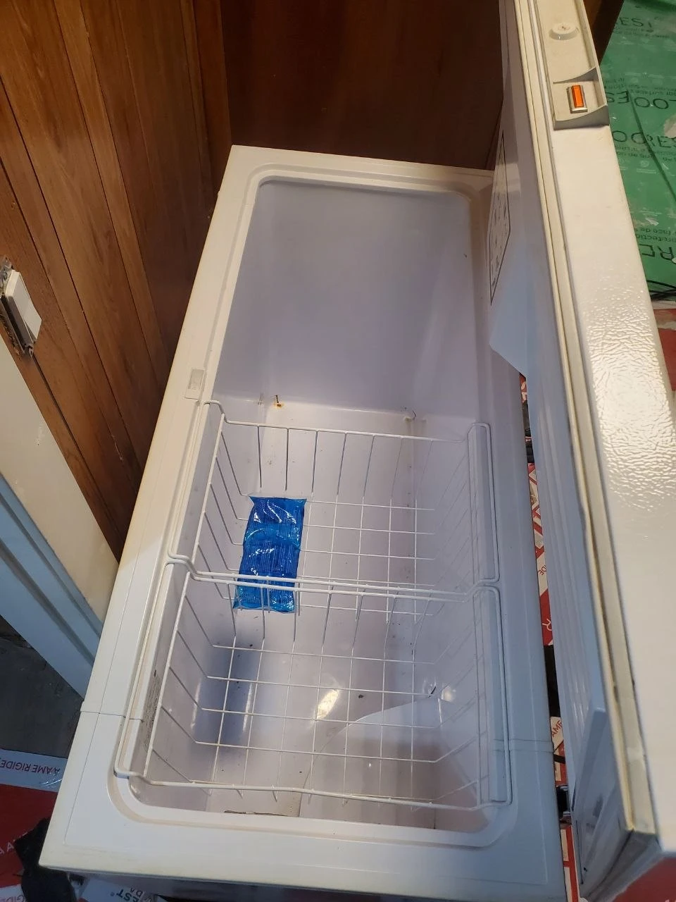 White Chest Freezer