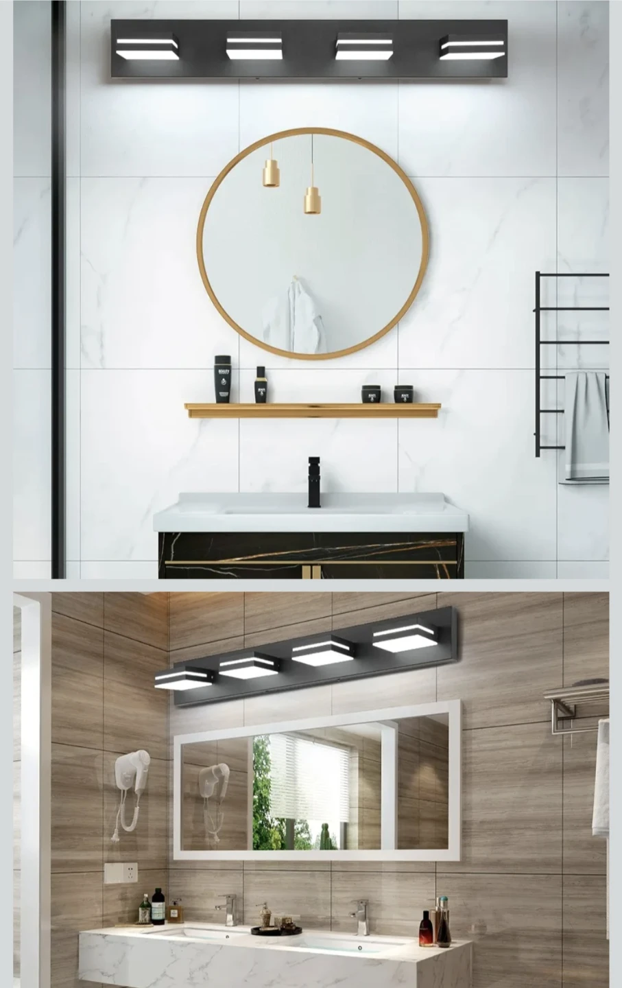 SineRise 4-Light LED Bathroom Vanity Fixture - photo 4