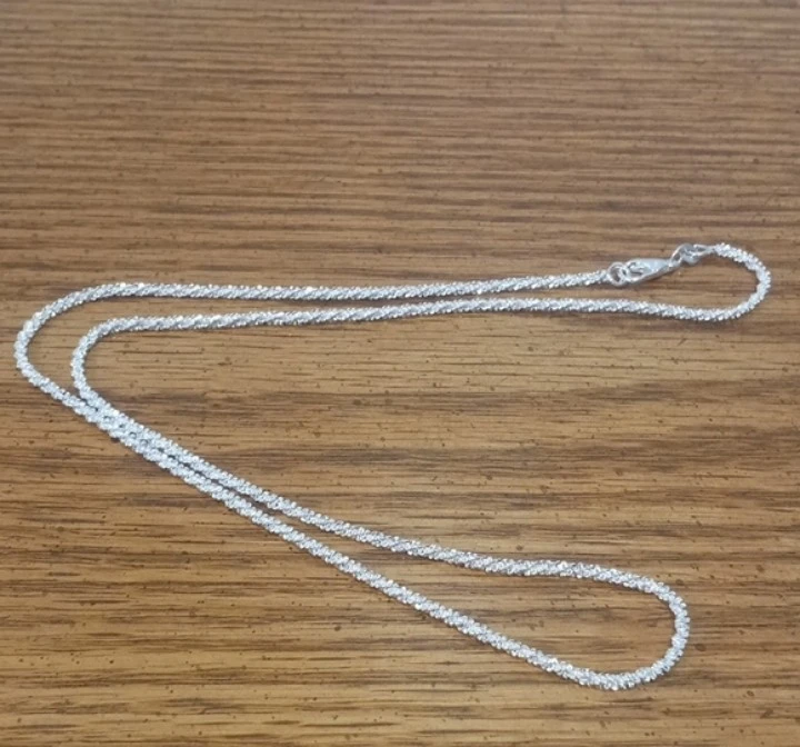 silver diamonds chain - photo 2