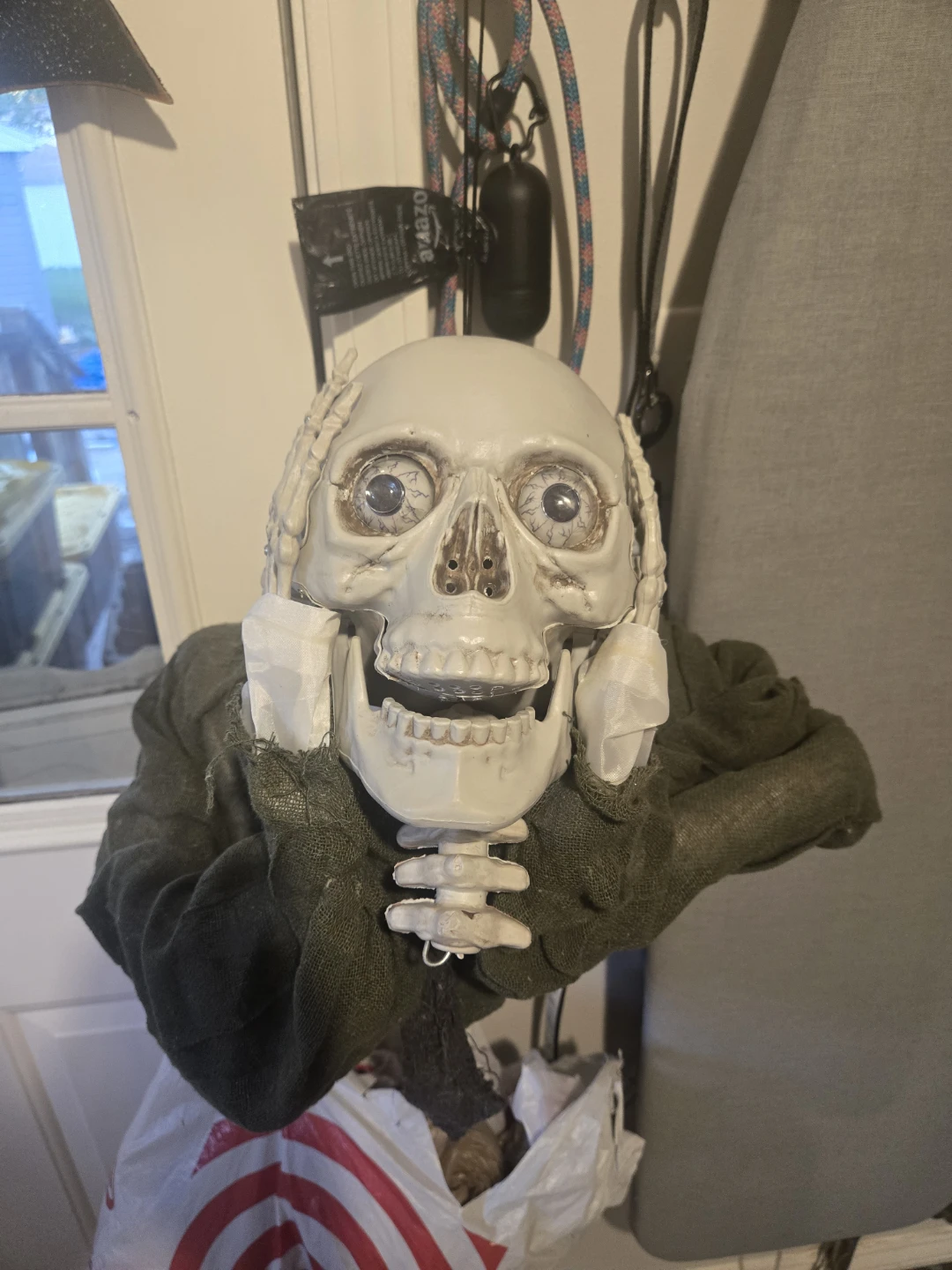 Light-Up Halloween Skeleton Prop