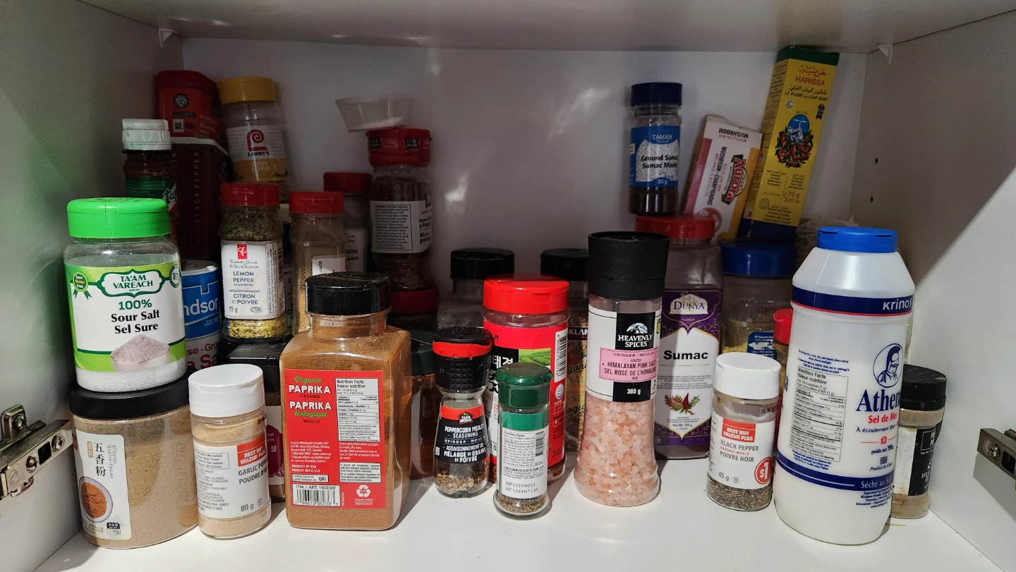 Various Spices and Condiments
