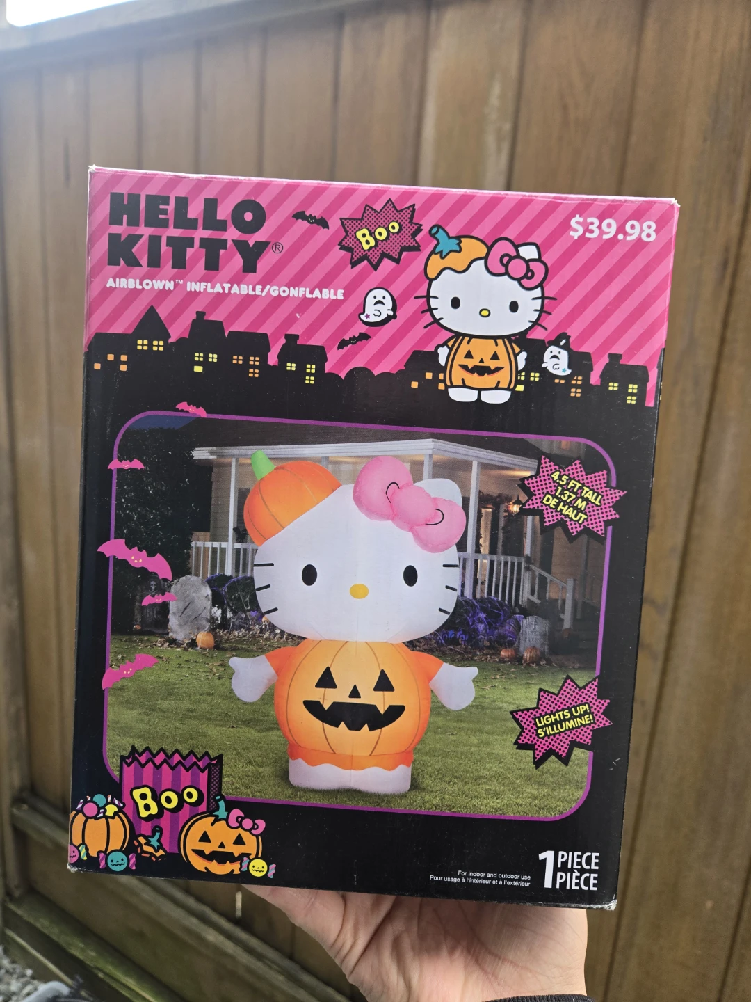 Brand new halloween inflatable decoration hello kitty