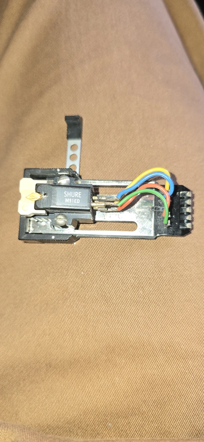 Shure M91ED Cartridge on ELAC Headshell - photo 2