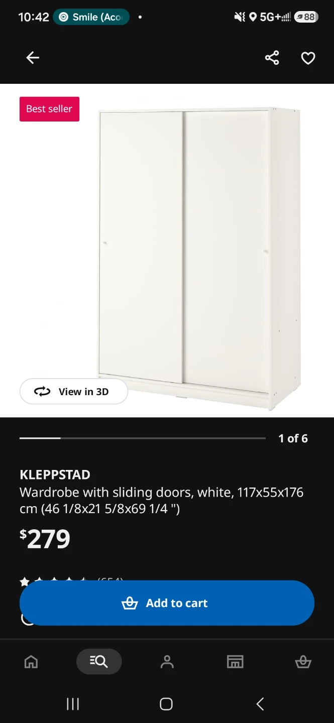 IKEA KLEPPSTAD Wardrobe - photo 4
