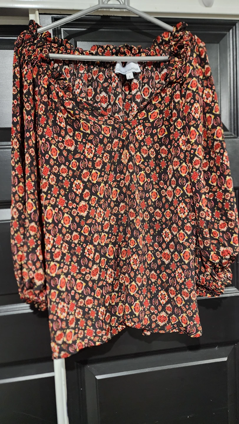 Gilner Farrar Patterned Blouse
