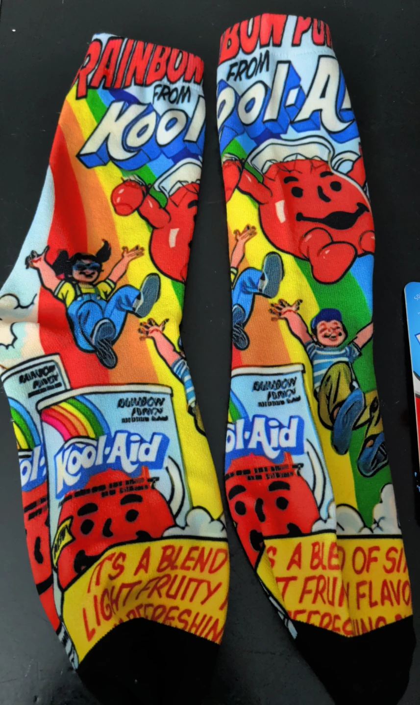 Kool-Aid package: Dog Toy and Socks