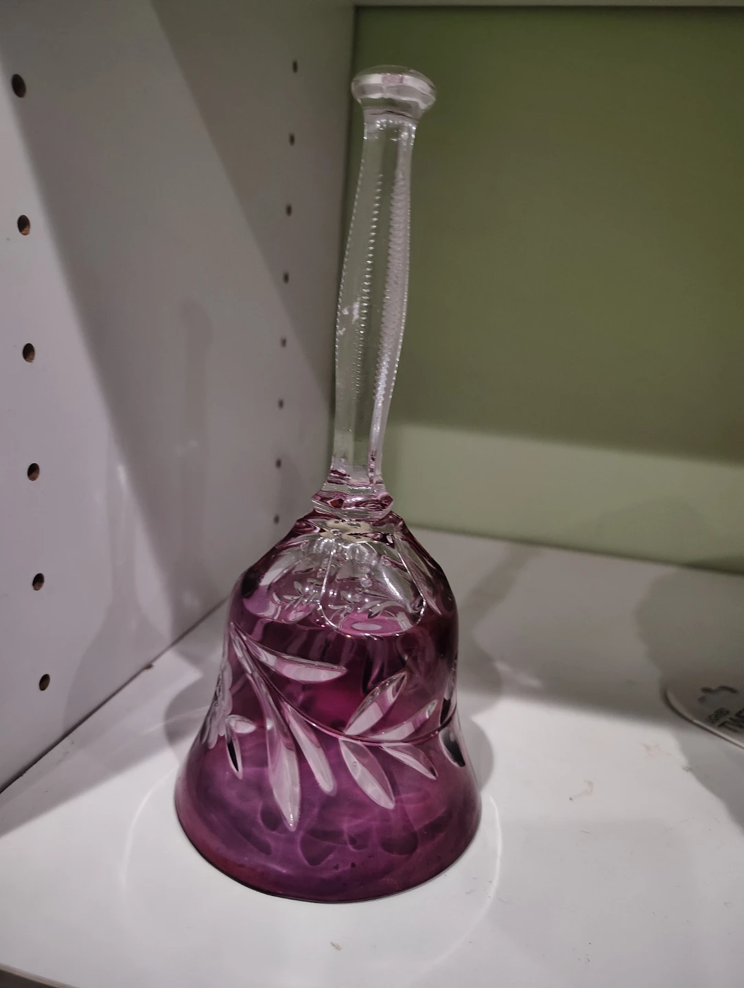 Vintage German crystal  Decorative Bell
