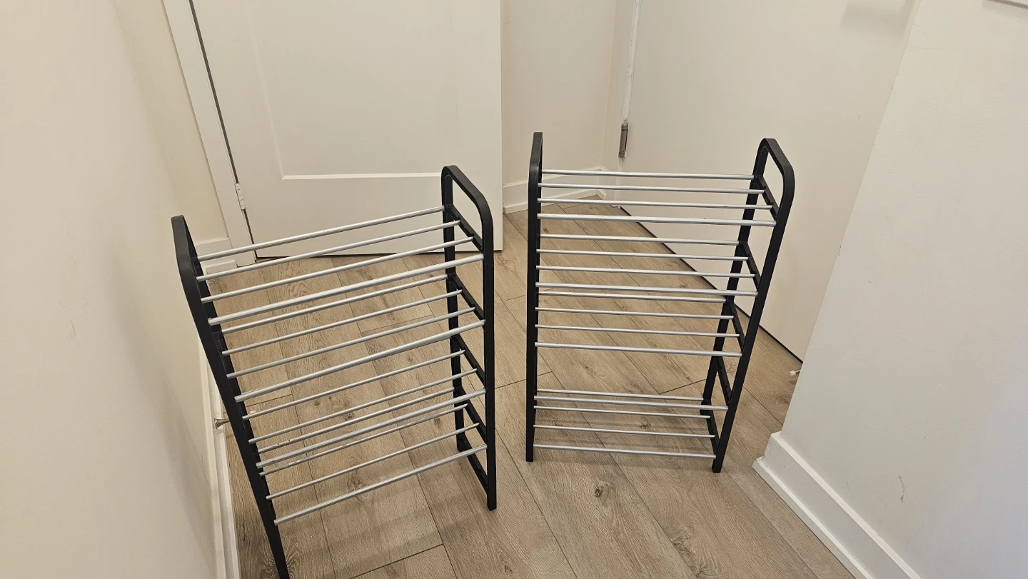 Two 4-Tier Shoe Racks - photo 3