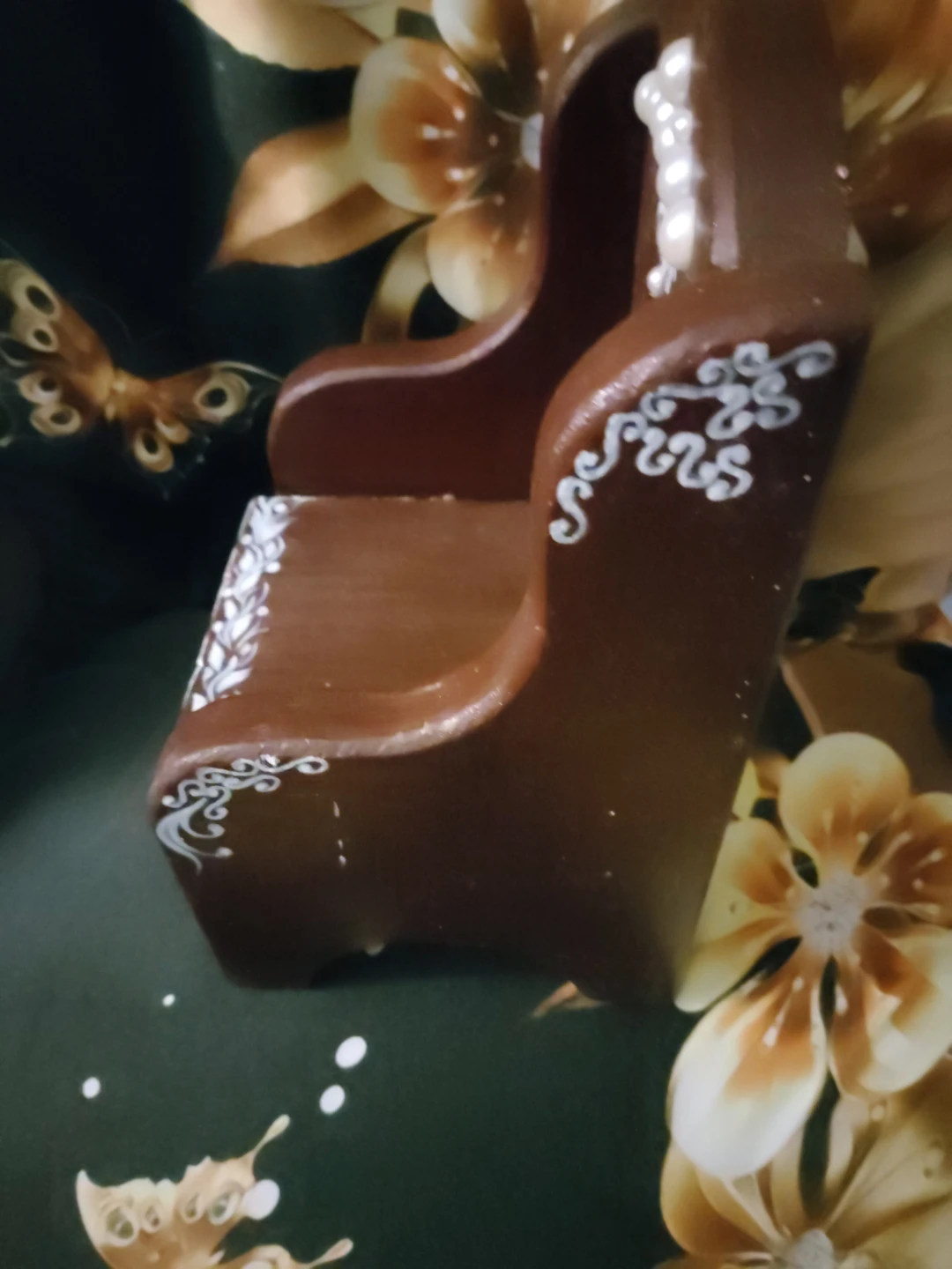 Miniature decorative wooden chair - photo 2