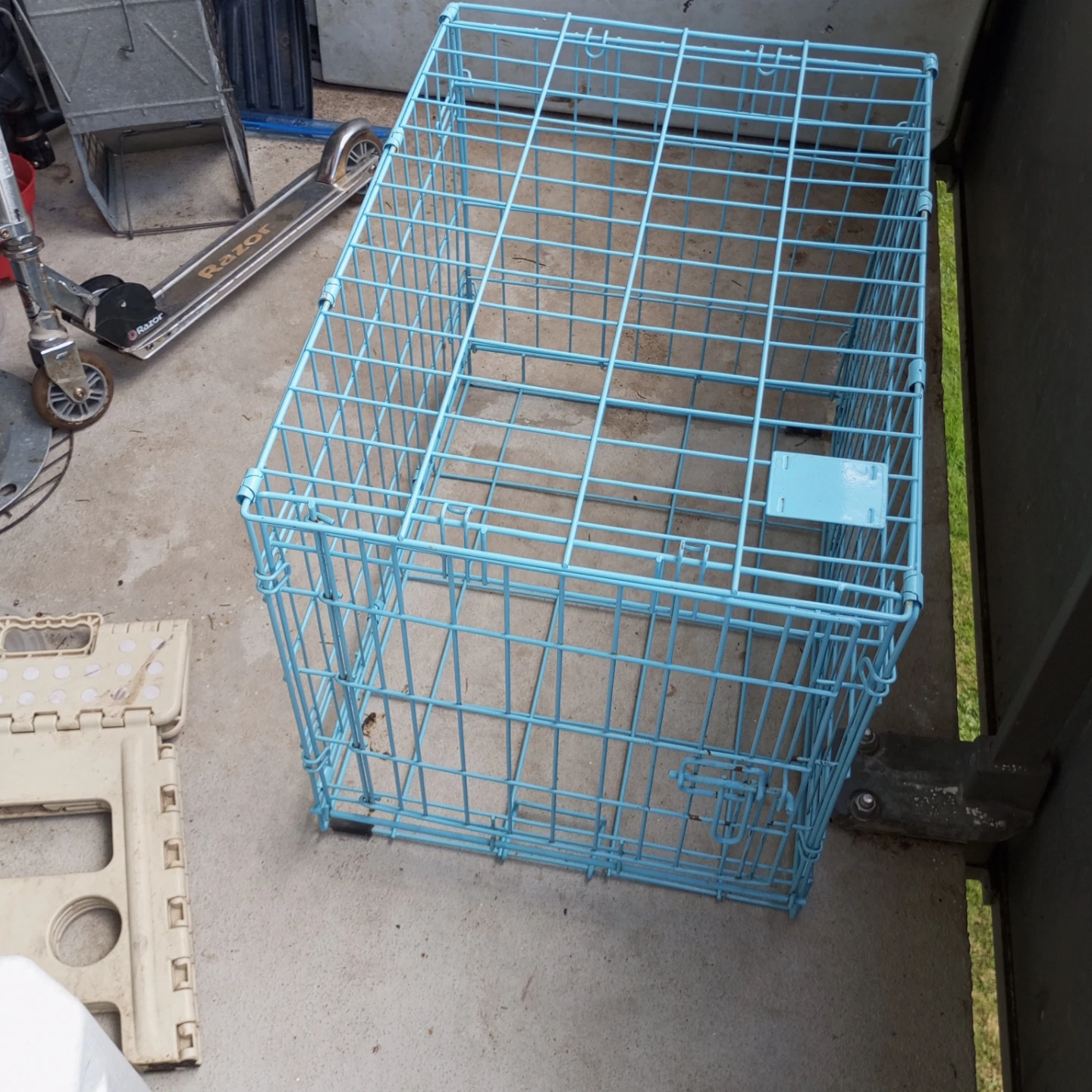 Blue Collapsible Pet Crate - photo 3