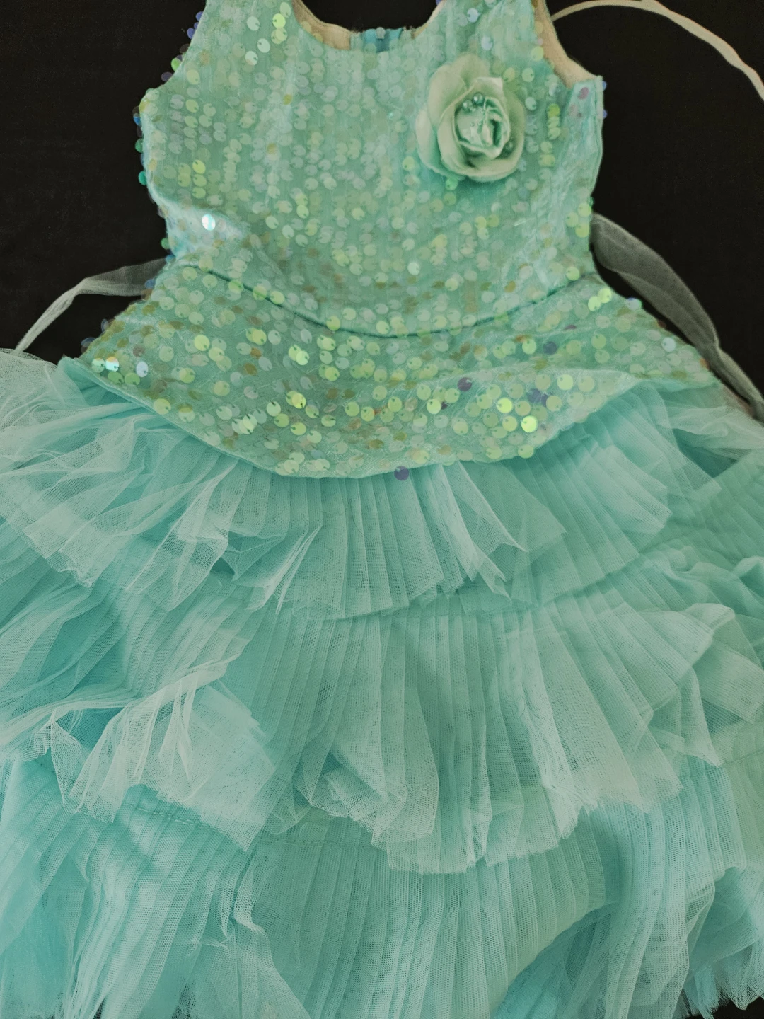 Girls sequin party dress - photo 2