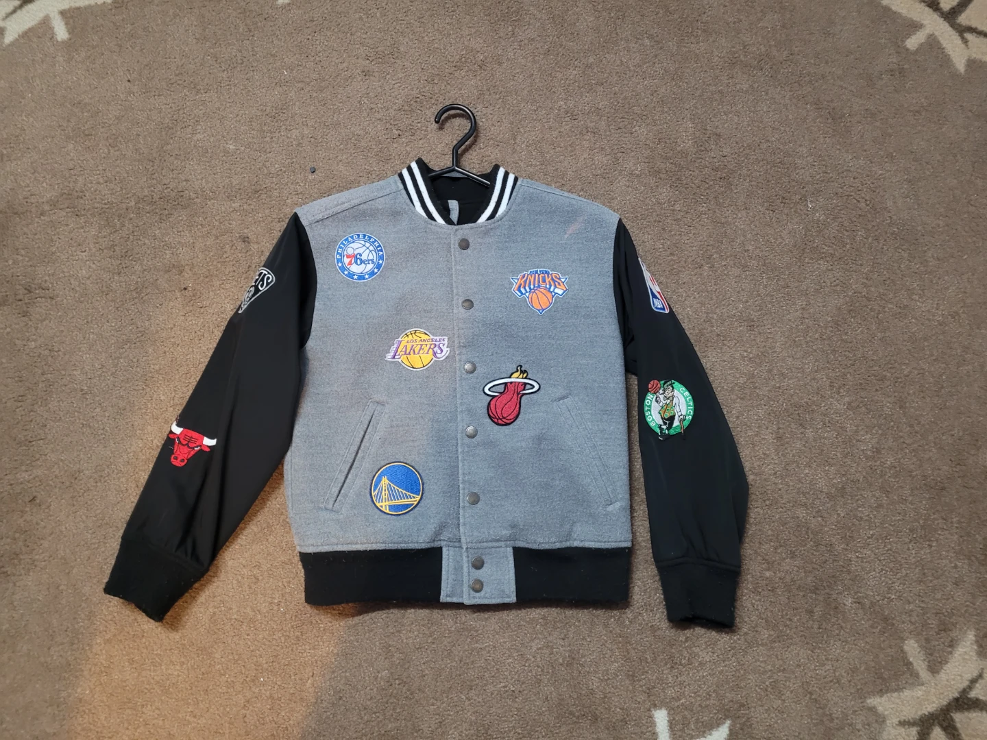 Abercrombie Kids NBA Varsity Jacket - photo 2