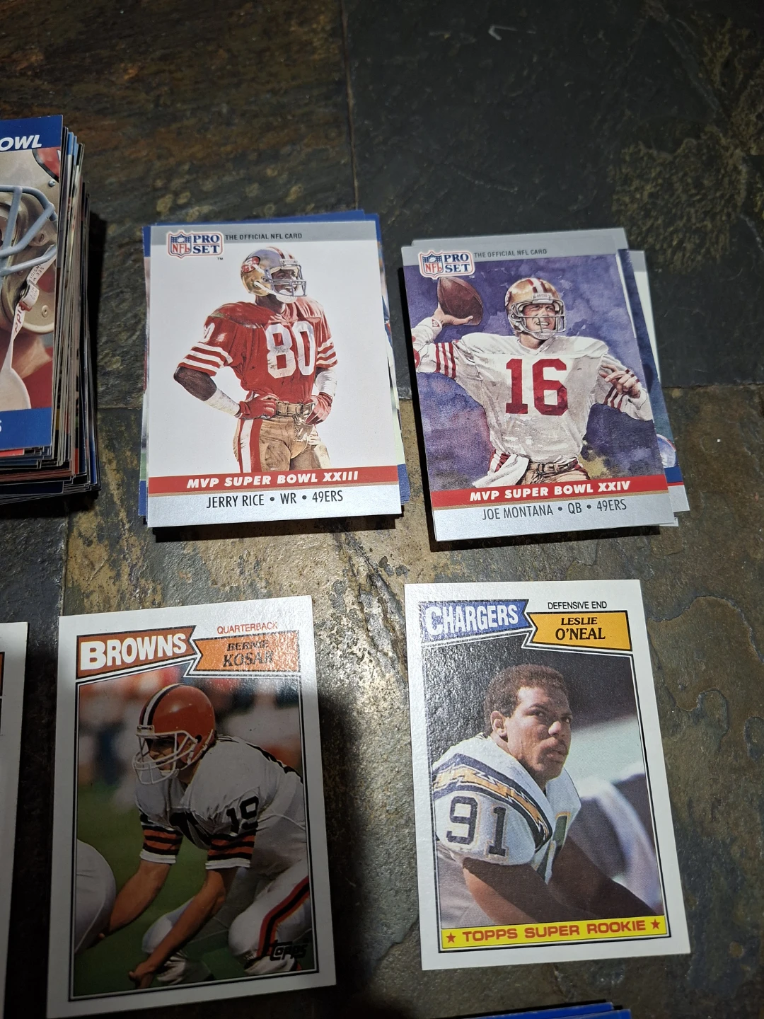 Assorted Vintage NFL Football Trading Cards - photo 3