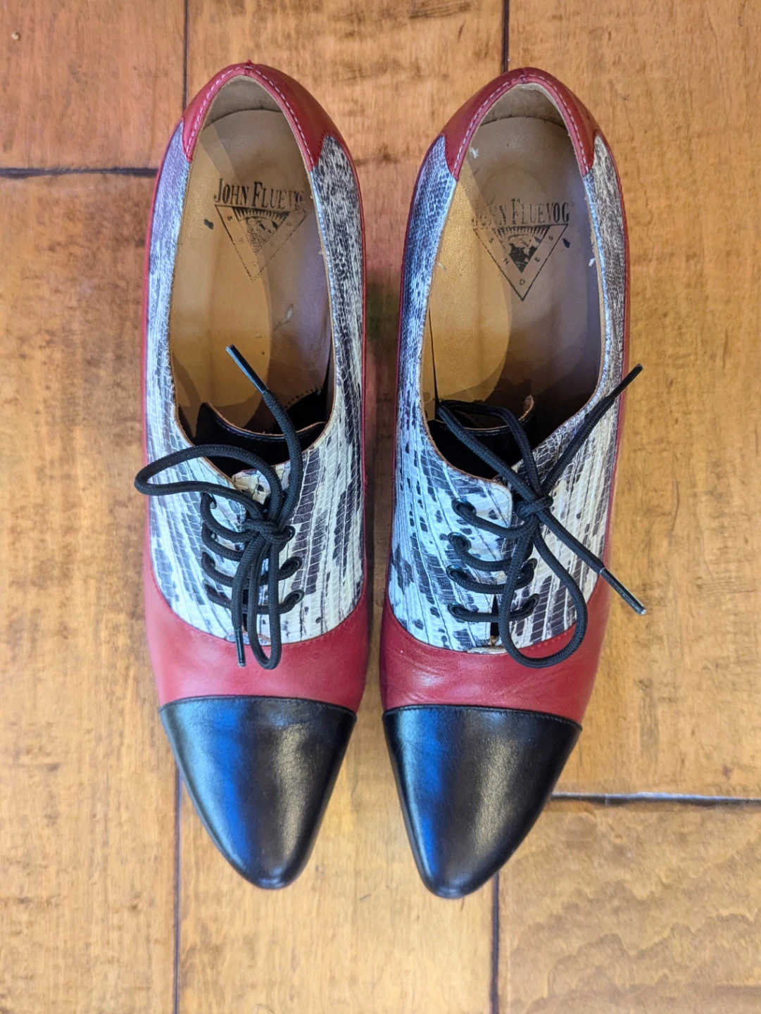 John Fluevog Lace-Up Heels Size 10 - photo 2