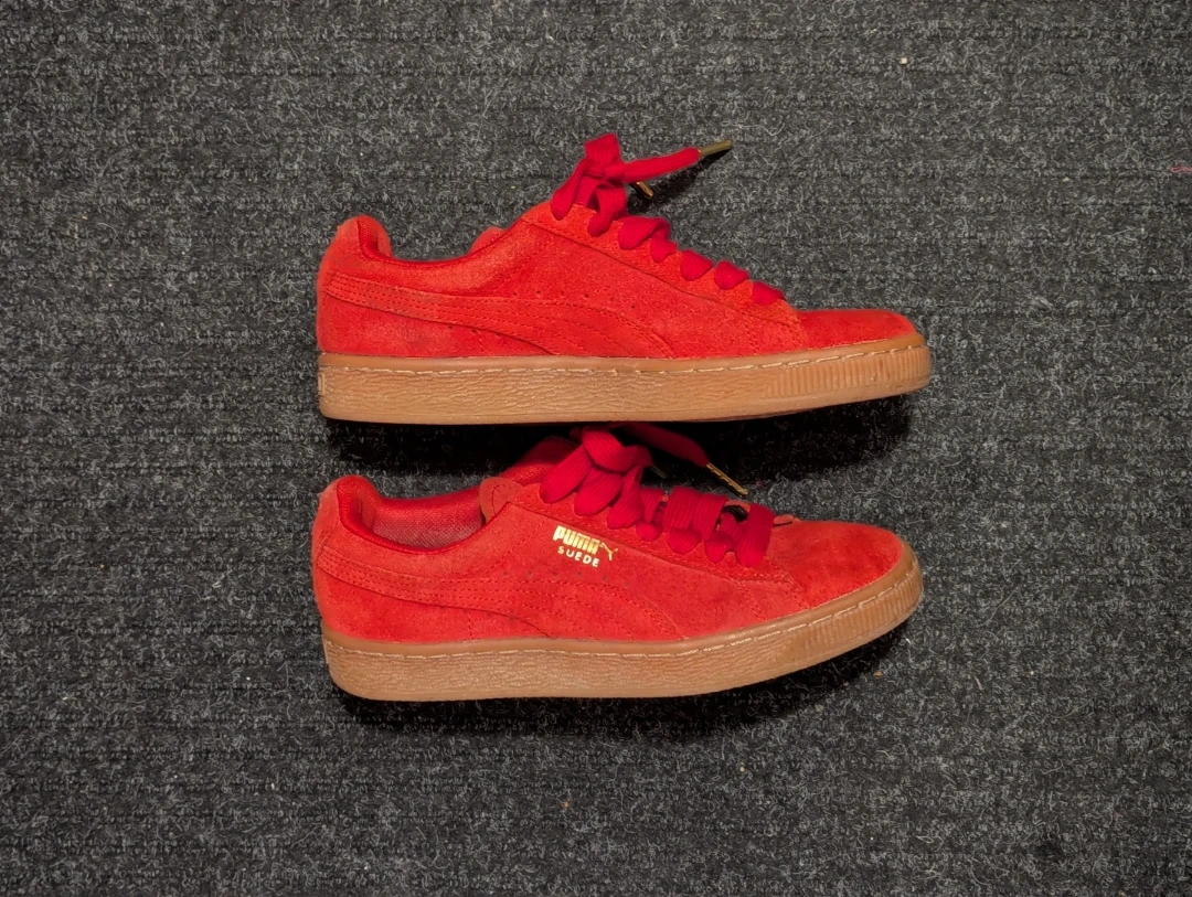 Puma Suede Classic Red Sneakers SZ 6 - photo 3