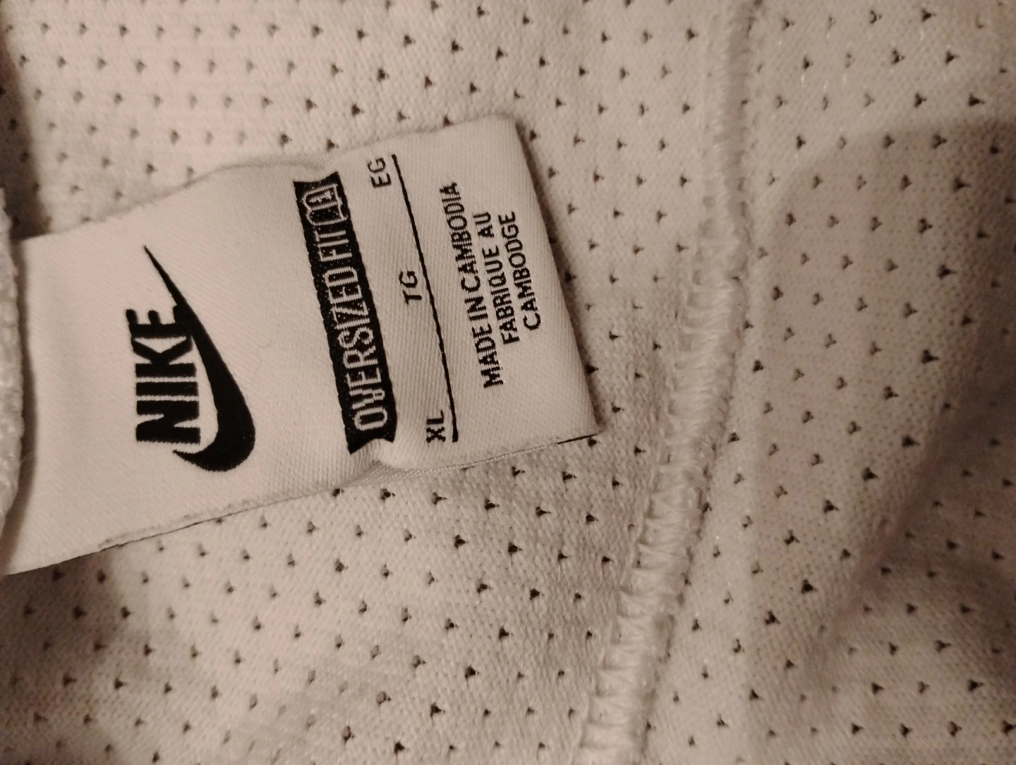 Nike Oversized Fit White and Red hockey - photo 2