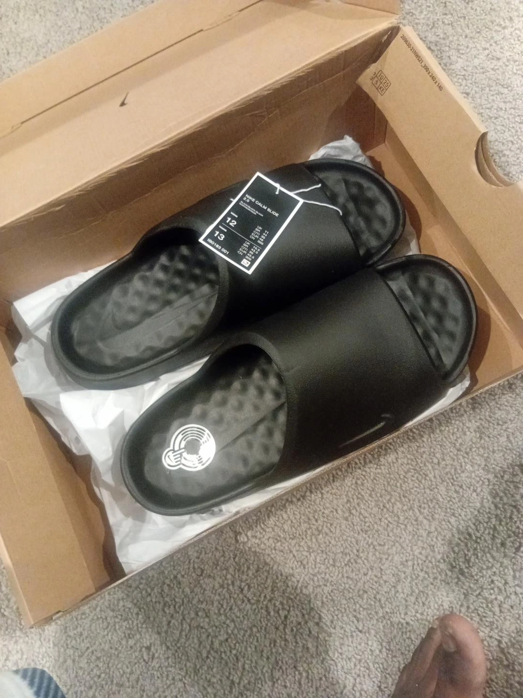 Nike Calm Slides Black – Brand New - photo 2