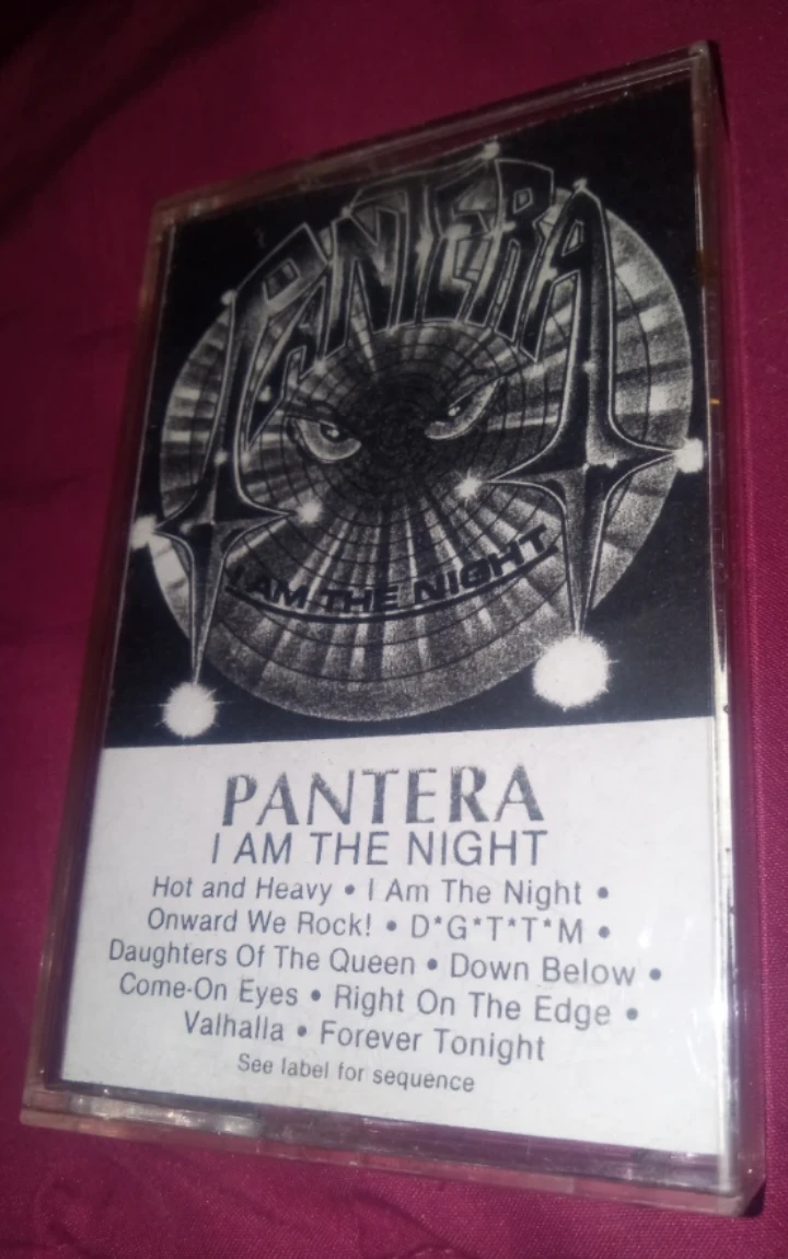 Pantera I Am The Night Cassette Tape