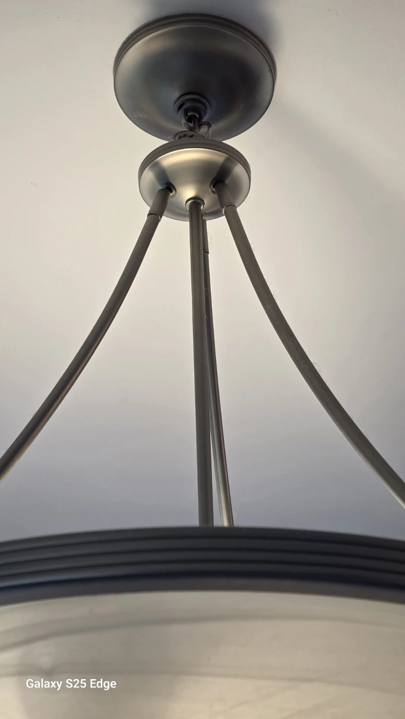 Brushed Nickel Pendant Light Fixture - photo 3