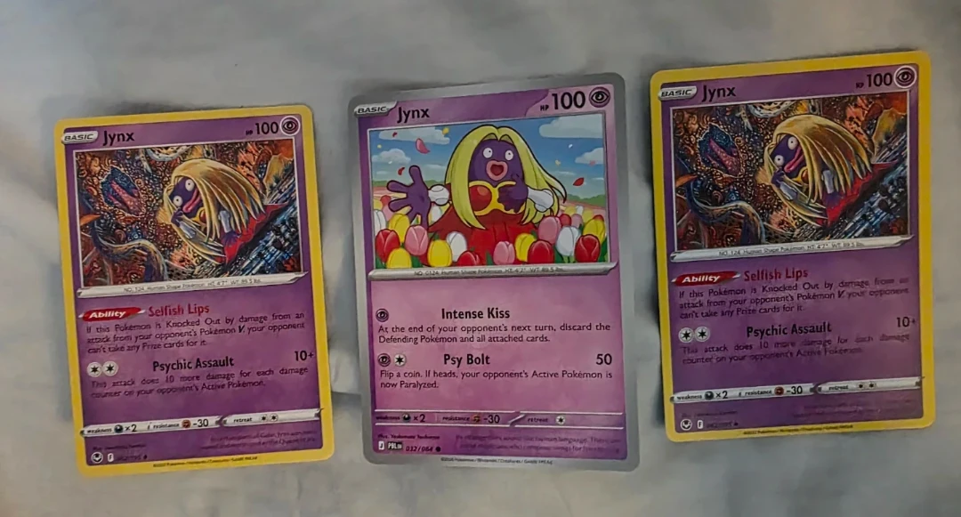 3 Pokemon Jynx Cards