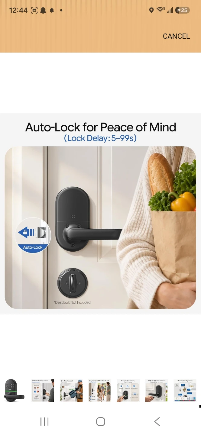 Nicedigi Keypad Door Lock with Handle - photo 5