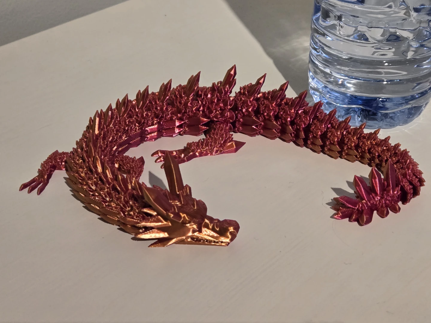 3D Printed Articulated Crystal Dragon