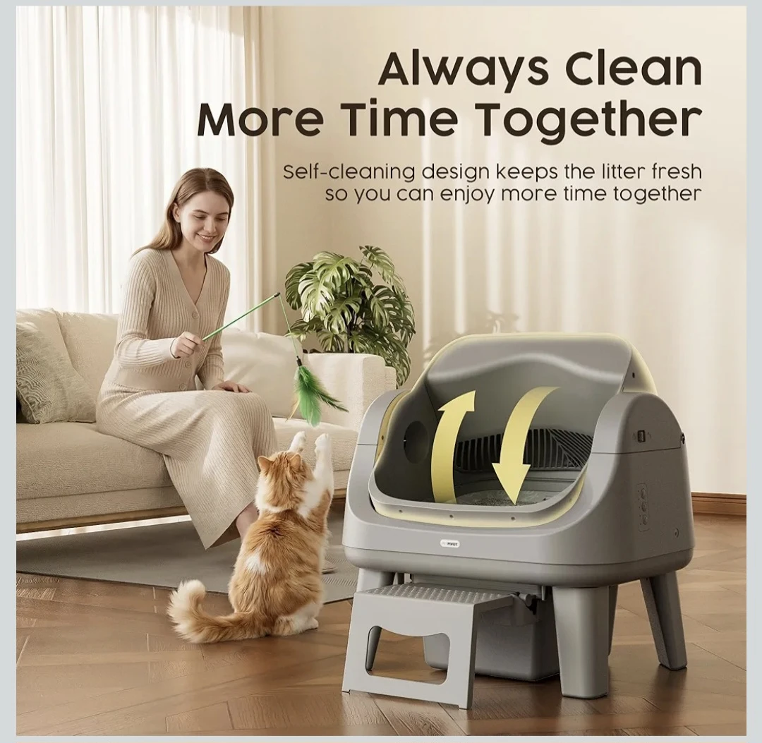 Pivot Self-Cleaning Cat Litter Box - photo 2