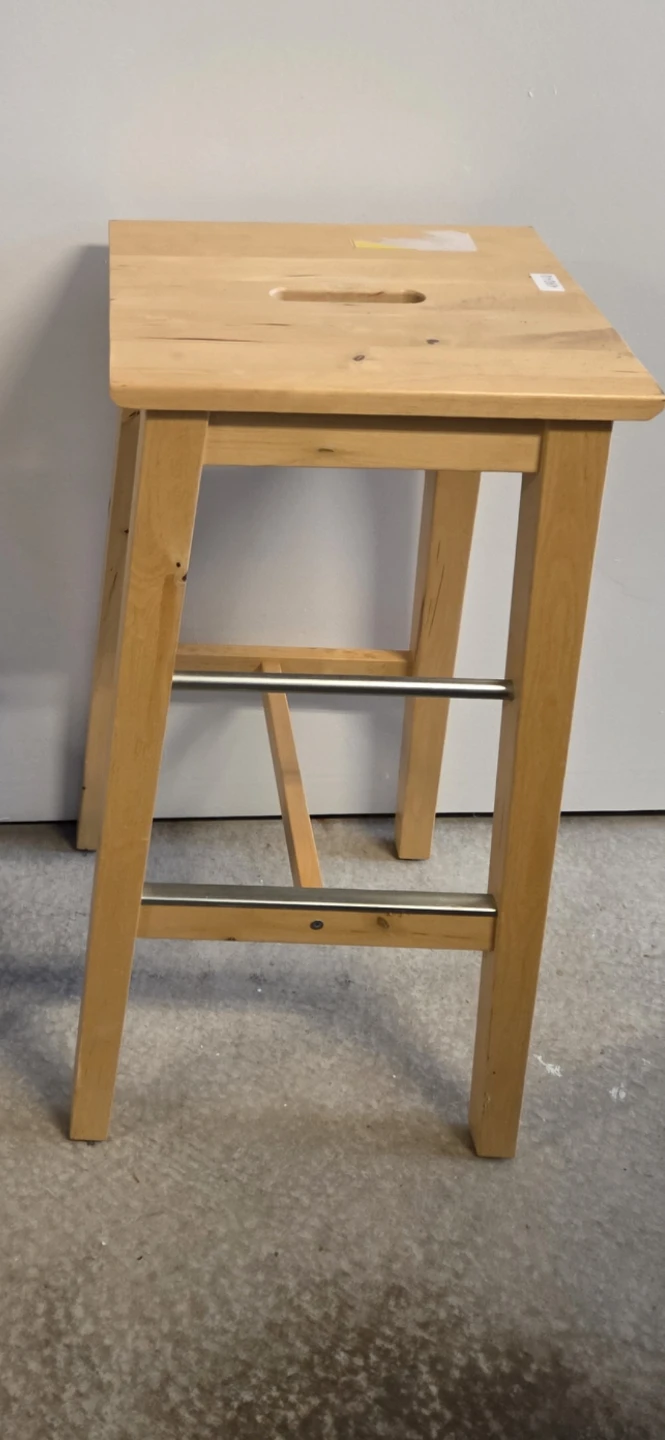 IKEA Oddvar wooden bar stool