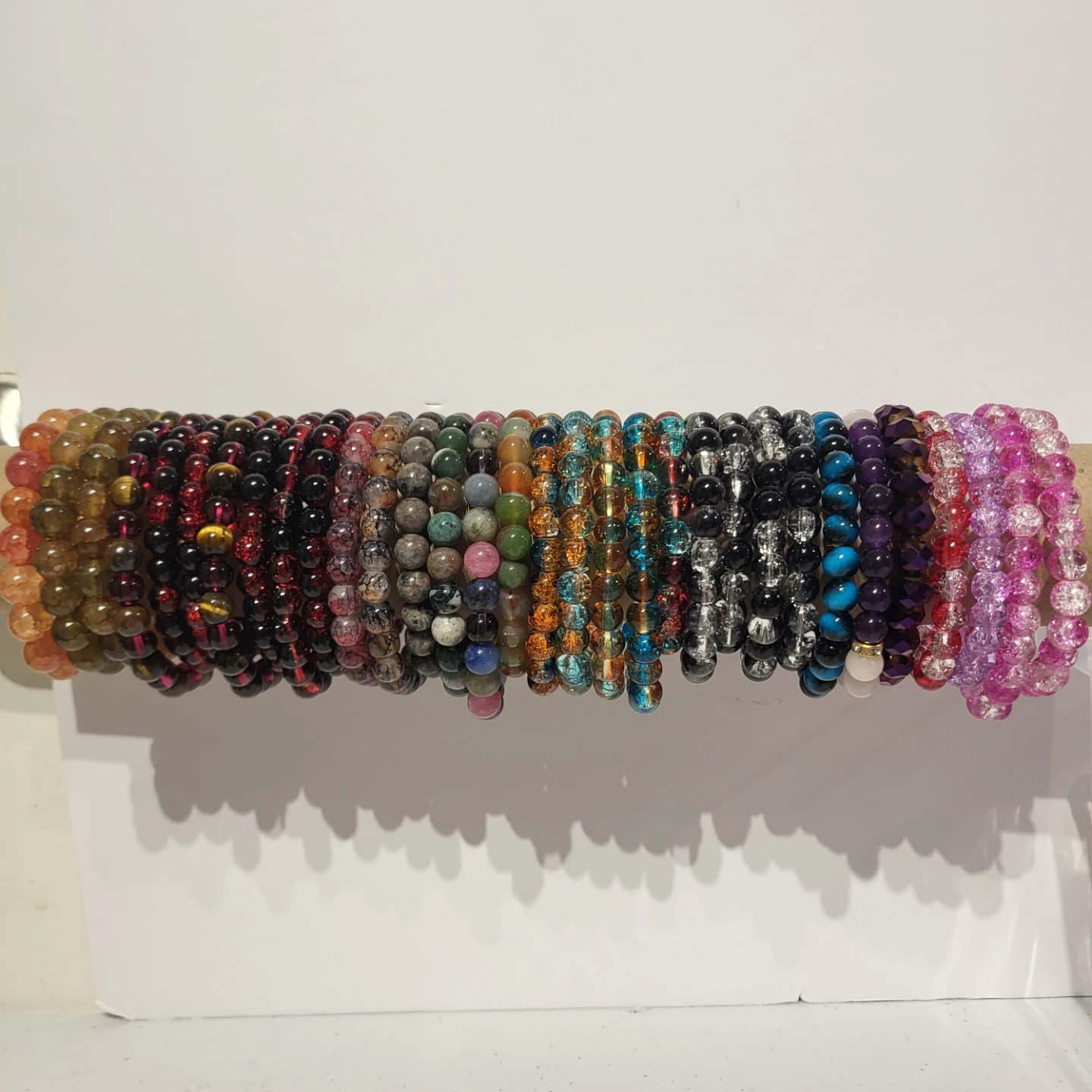 Set of 32 assorted women's beaded bracelets