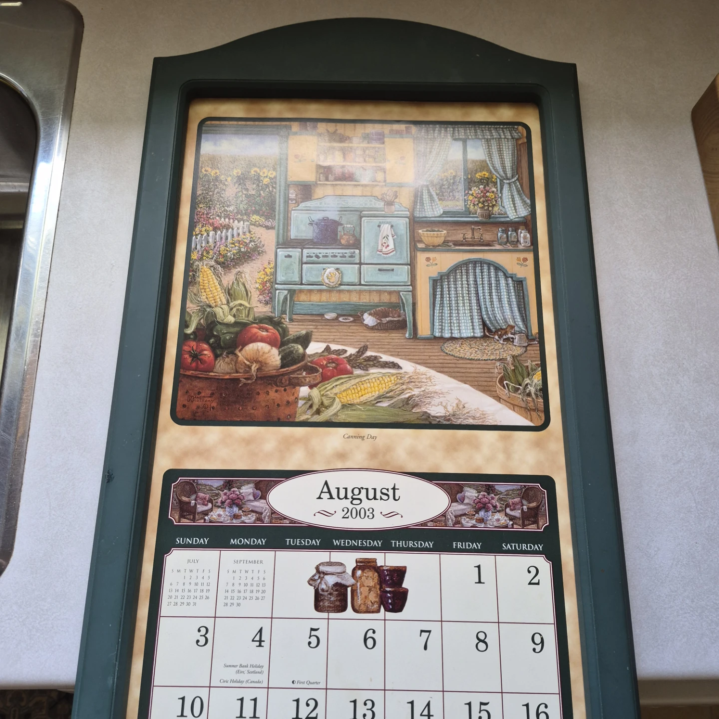 Wall Framed Calendar Holder - photo 3