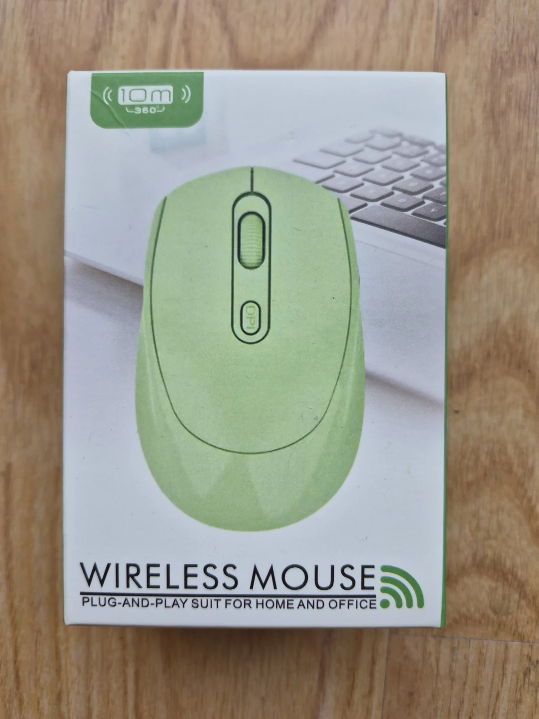 Green Wireless Mouse