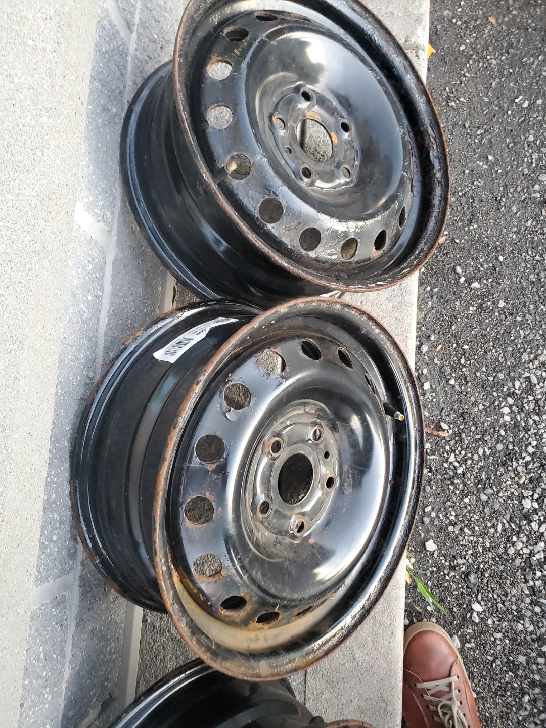 Set of 4 Black Steel 15 Inch Rims - photo 5