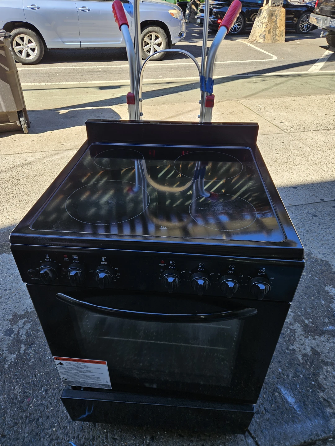 Black Electric Range Stove