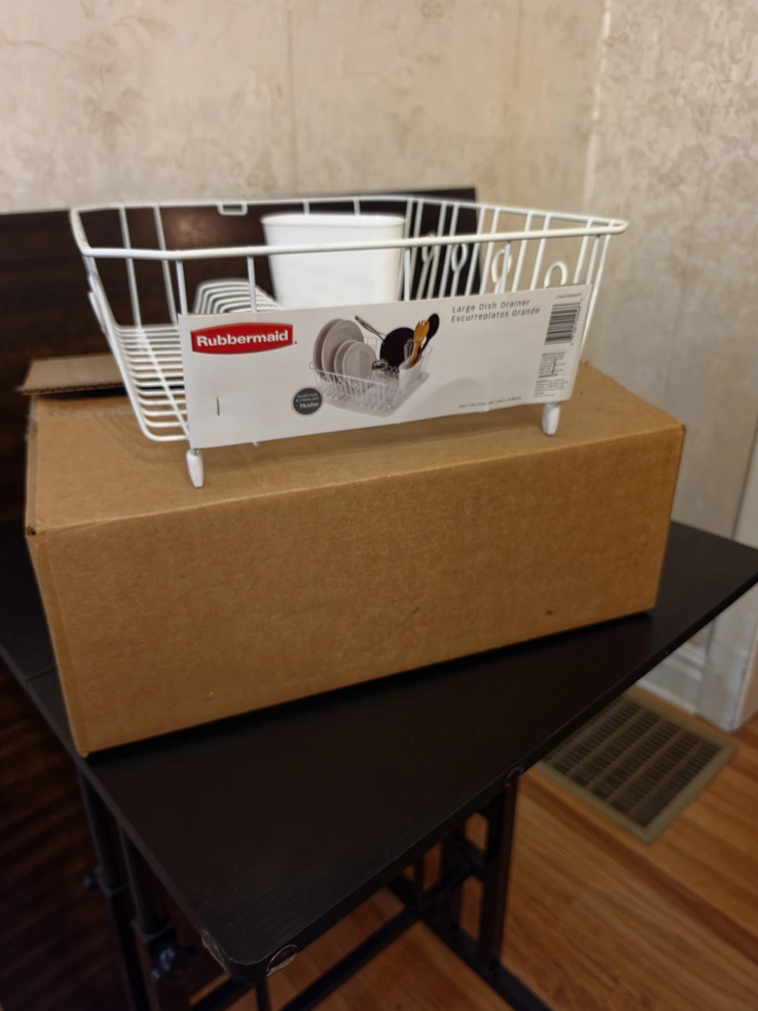 Rubbermaid Large White Dish Drainer with Utensil Holder — New - photo 4