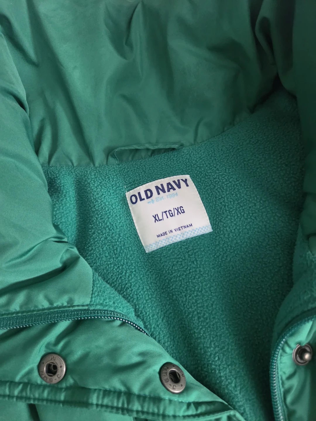 Old Navy Green Puffer Vest - photo 2