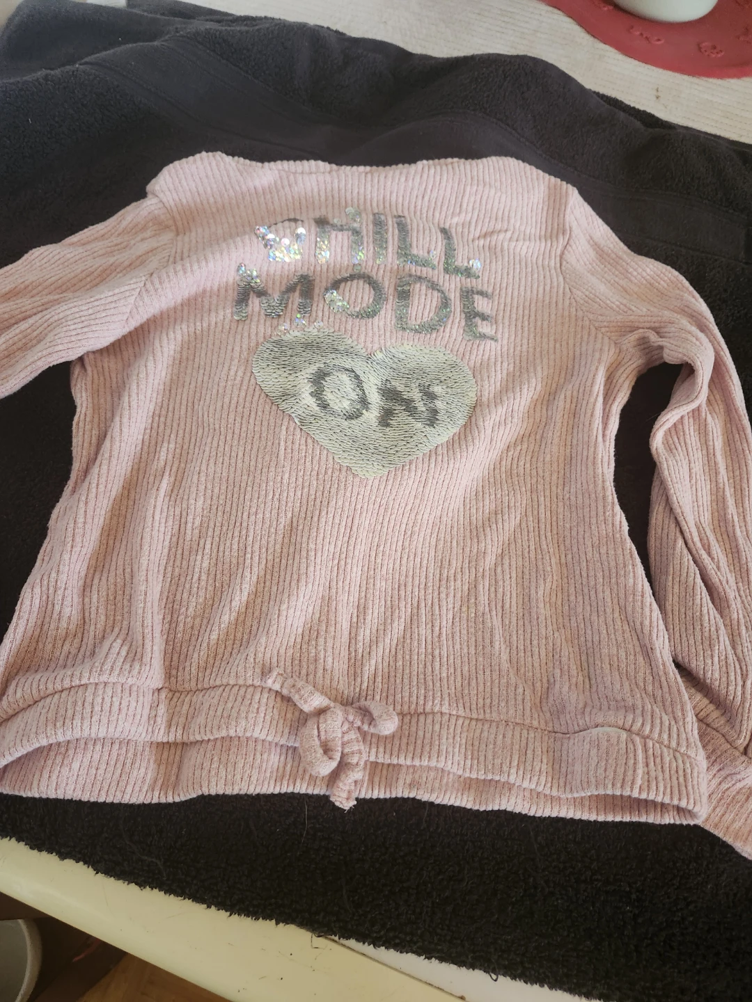 btween pink long sleeve top