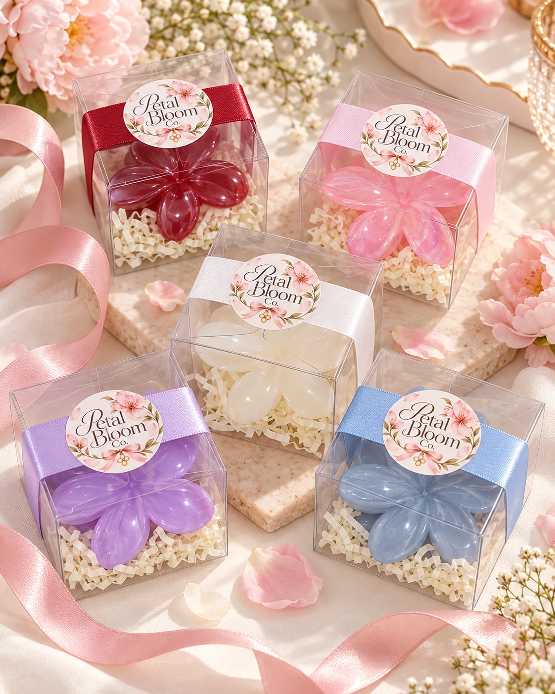 Flower Hair Claw Favour (Petal Bloom Co.)