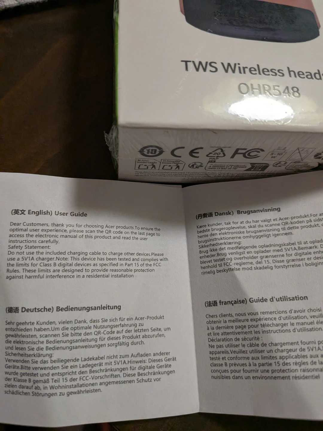 Acer OHR548 TWS Wireless Headset - photo 5