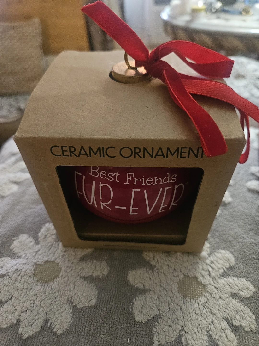 Best Friends FUR-EVER Ceramic Ornament - photo 4