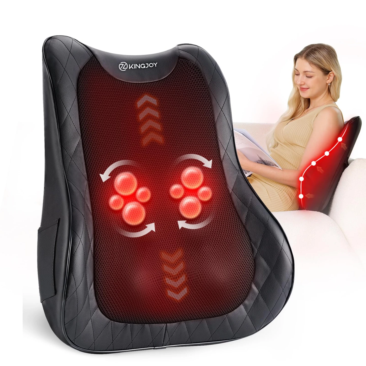 Back Massage Cushion with Heat - photo 3