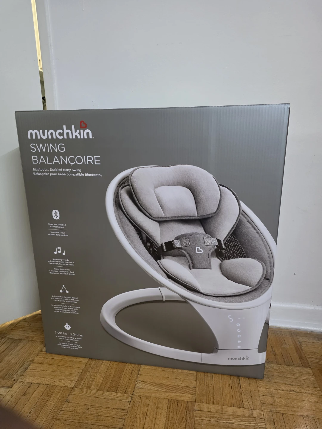 Munchkin Bluetooth Enabled Baby Swing