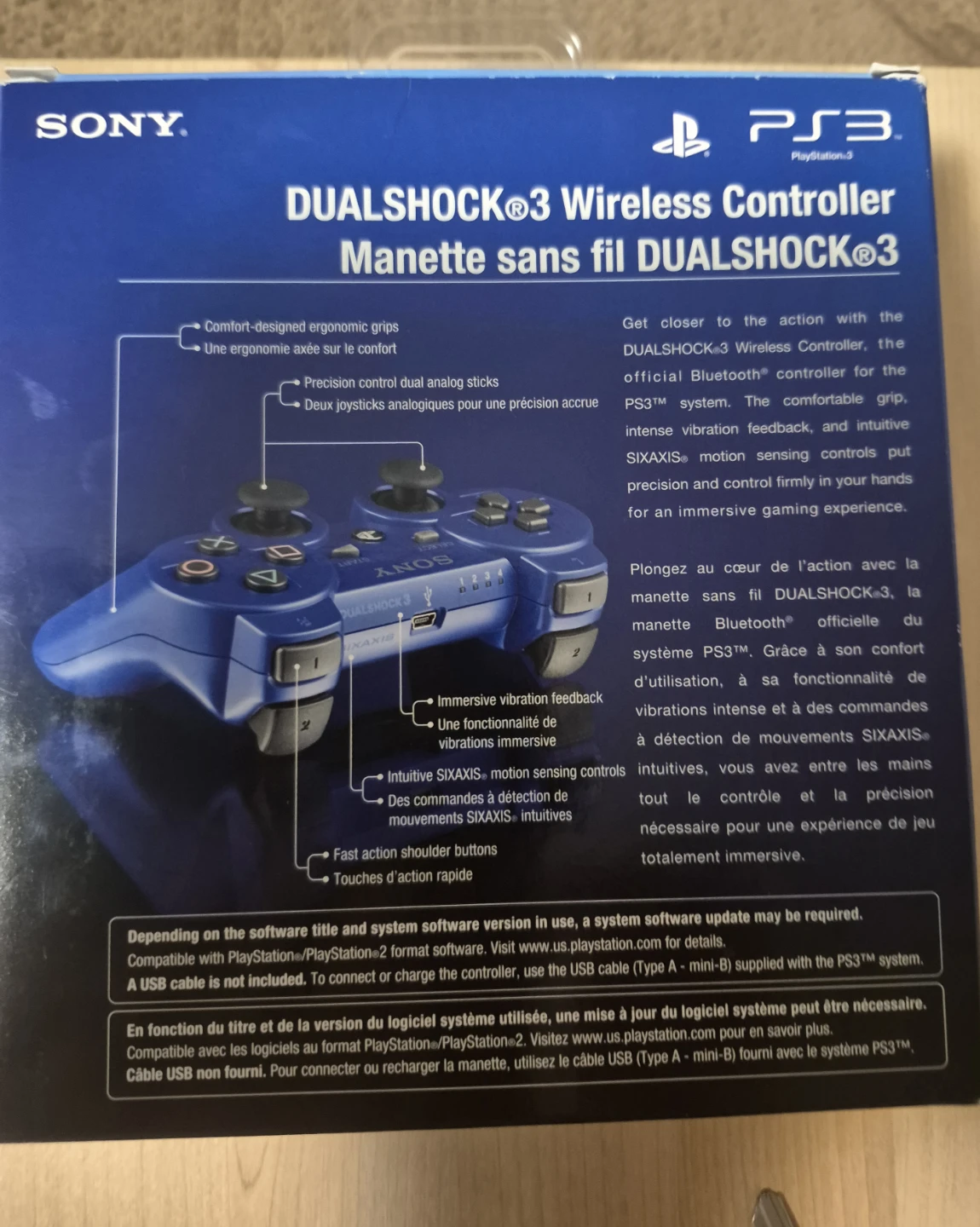 Sony DualShock 3 Wireless Controller - Metallic Blue - photo 2