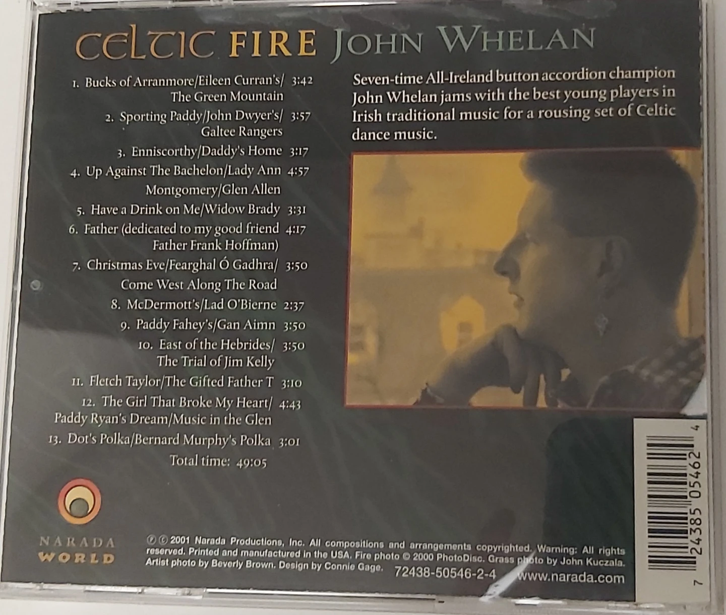 John Whelan Celtic Fire CD - photo 2