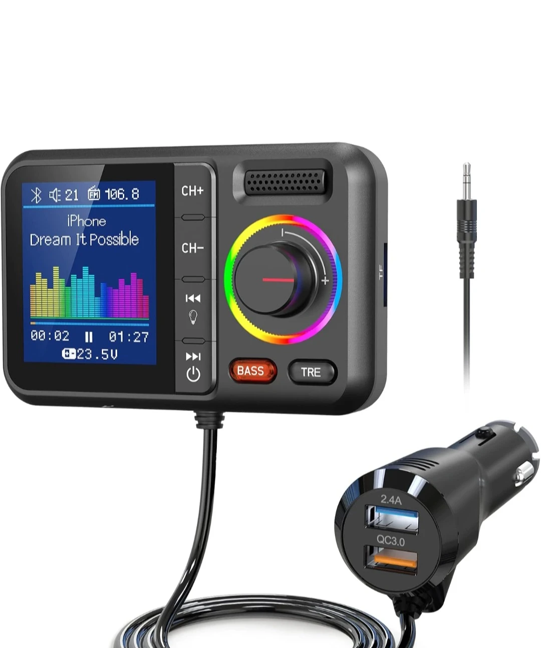 Bluetooth FM Transmitter for Car